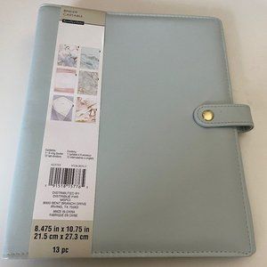 (4x)Recollections 6 Ring Binder -Light Blue